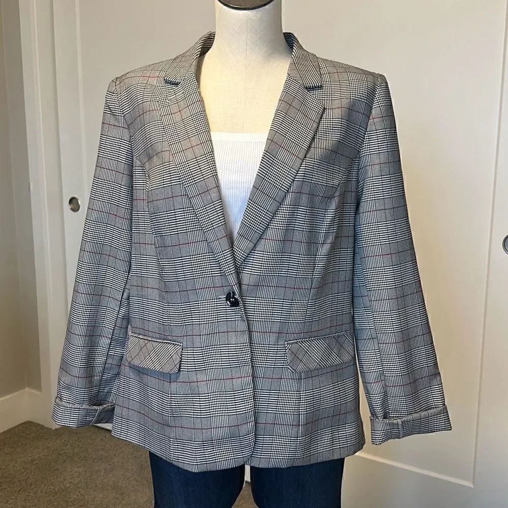 Zac & Rachel Plaid Blazer